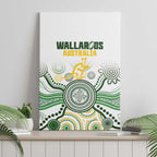 Australia Rugby Canvas Wall Art 2025 Wallaroos Indigenous Art - Aussie Hoodie
