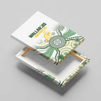 Australia Rugby Canvas Wall Art 2025 Wallaroos Indigenous Art - Aussie Hoodie