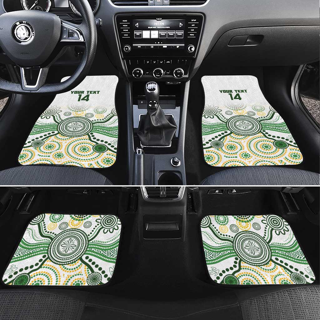 Australia Rugby Car Mats 2025 Wallaroos Indigenous Art - Aussie Hoodie