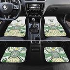 Australia Rugby Car Mats 2025 Wallaroos Indigenous Art - Aussie Hoodie