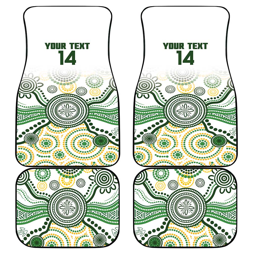 Australia Rugby Car Mats 2025 Wallaroos Indigenous Art - Aussie Hoodie