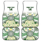 Australia Rugby Car Mats 2025 Wallaroos Indigenous Art - Aussie Hoodie