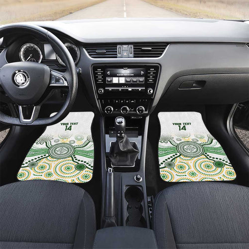 Australia Rugby Car Mats 2025 Wallaroos Indigenous Art - Aussie Hoodie