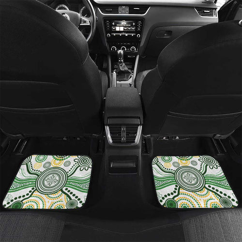 Australia Rugby Car Mats 2025 Wallaroos Indigenous Art - Aussie Hoodie