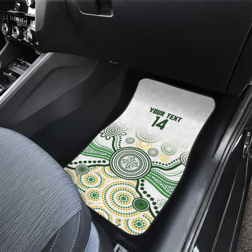 Australia Rugby Car Mats 2025 Wallaroos Indigenous Art - Aussie Hoodie