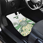 Australia Rugby Car Mats 2025 Wallaroos Indigenous Art - Aussie Hoodie