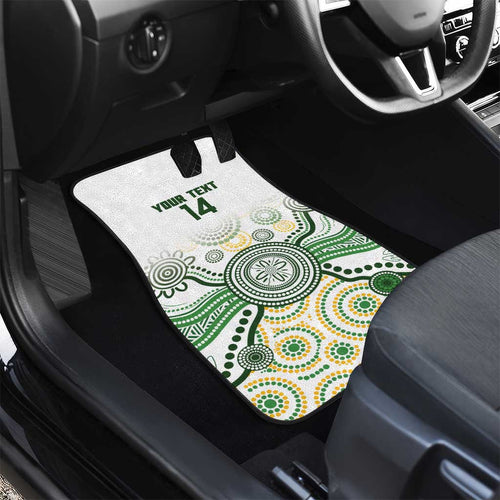 Australia Rugby Car Mats 2025 Wallaroos Indigenous Art - Aussie Hoodie