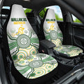 Australia Rugby Car Seat Cover 2025 Wallaroos Indigenous Art - Aussie Hoodie