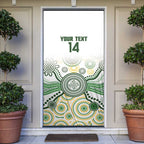 Australia Rugby Door Cover 2025 Wallaroos Indigenous Art - Aussie Hoodie