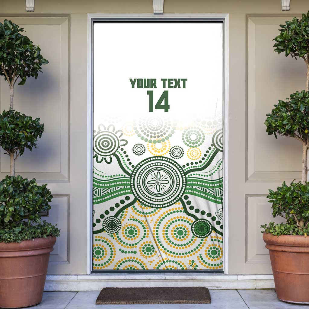 Australia Rugby Door Cover 2025 Wallaroos Indigenous Art - Aussie Hoodie