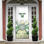 Australia Rugby Door Cover 2025 Wallaroos Indigenous Art - Aussie Hoodie
