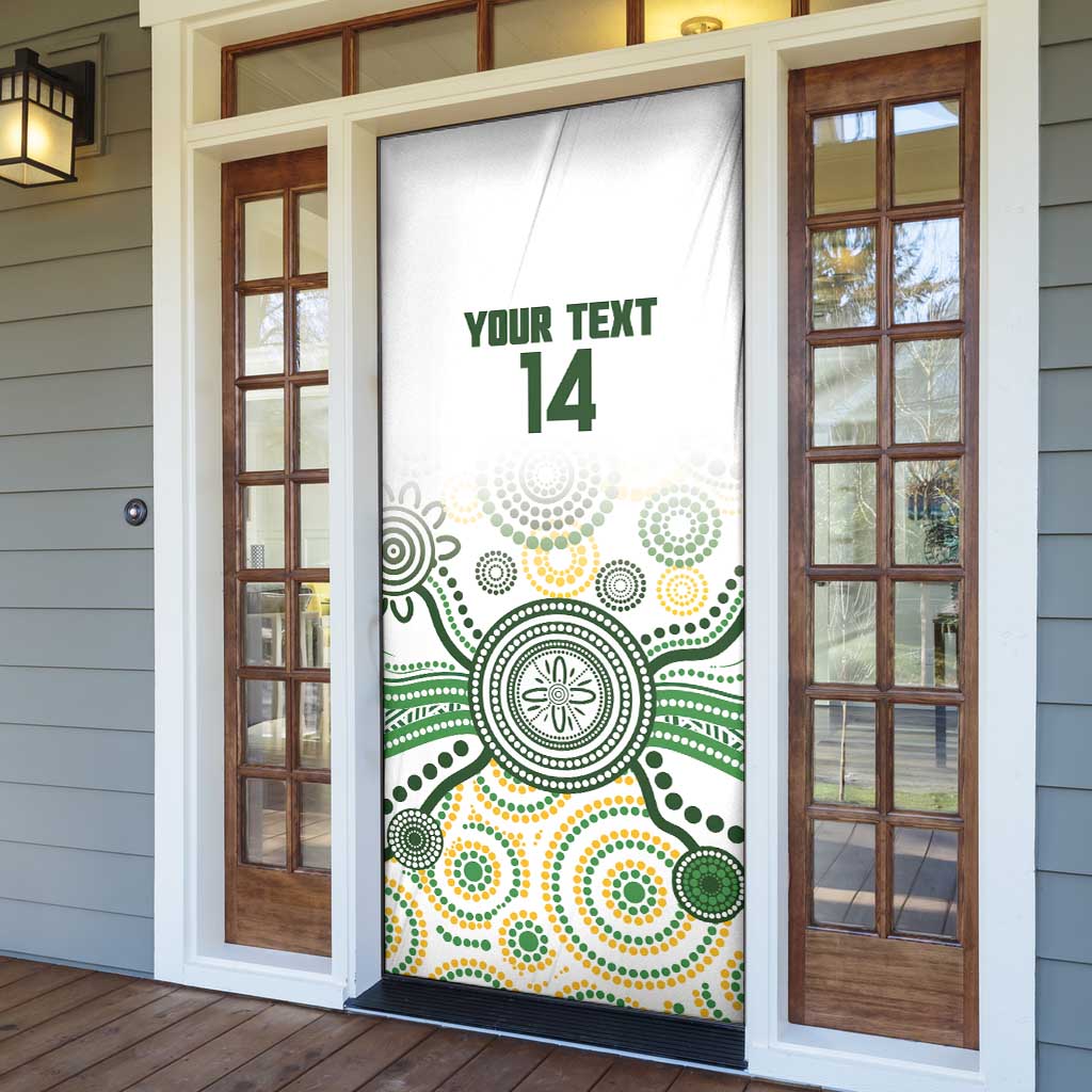 Australia Rugby Door Cover 2025 Wallaroos Indigenous Art - Aussie Hoodie