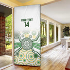 Australia Rugby Door Cover 2025 Wallaroos Indigenous Art - Aussie Hoodie