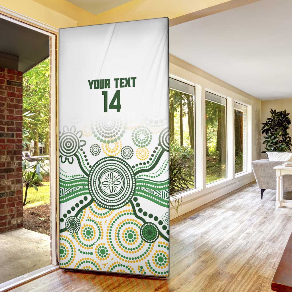 Australia Rugby Door Cover 2025 Wallaroos Indigenous Art - Aussie Hoodie