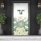Australia Rugby Door Cover 2025 Wallaroos Indigenous Art - Aussie Hoodie
