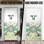 Australia Rugby Door Cover 2025 Wallaroos Indigenous Art - Aussie Hoodie
