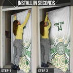 Australia Rugby Door Cover 2025 Wallaroos Indigenous Art - Aussie Hoodie