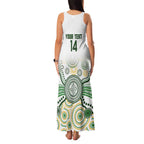 Australia Rugby Custom Family Matching Tank Maxi Dress and Hawaiian Shirt 2025 Wallaroos Indigenous Art - Aussie Hoodie