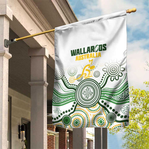 Australia Rugby Garden Flag 2025 Wallaroos Indigenous Art - Aussie Hoodie