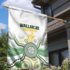 Australia Rugby Garden Flag 2025 Wallaroos Indigenous Art - Aussie Hoodie