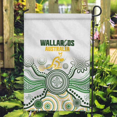 Australia Rugby Garden Flag 2025 Wallaroos Indigenous Art - Aussie Hoodie