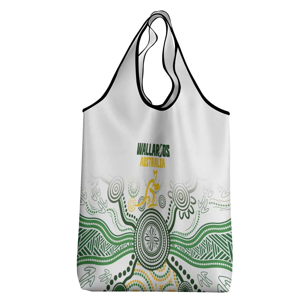 Australia Rugby Grocery Bag 2025 Wallaroos Indigenous Art - Aussie Hoodie