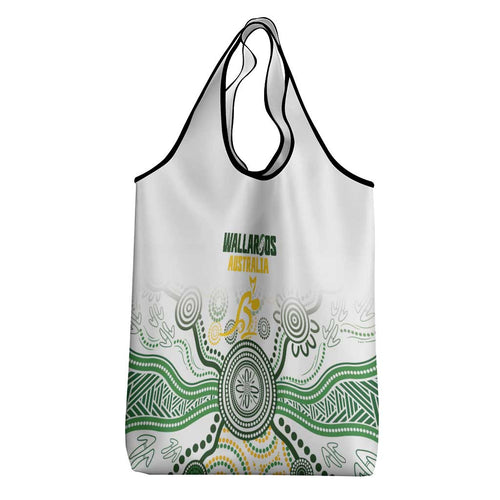 Australia Rugby Grocery Bag 2025 Wallaroos Indigenous Art - Aussie Hoodie