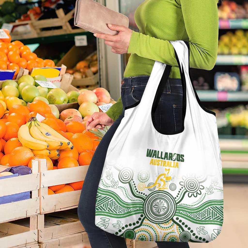 Australia Rugby Grocery Bag 2025 Wallaroos Indigenous Art - Aussie Hoodie