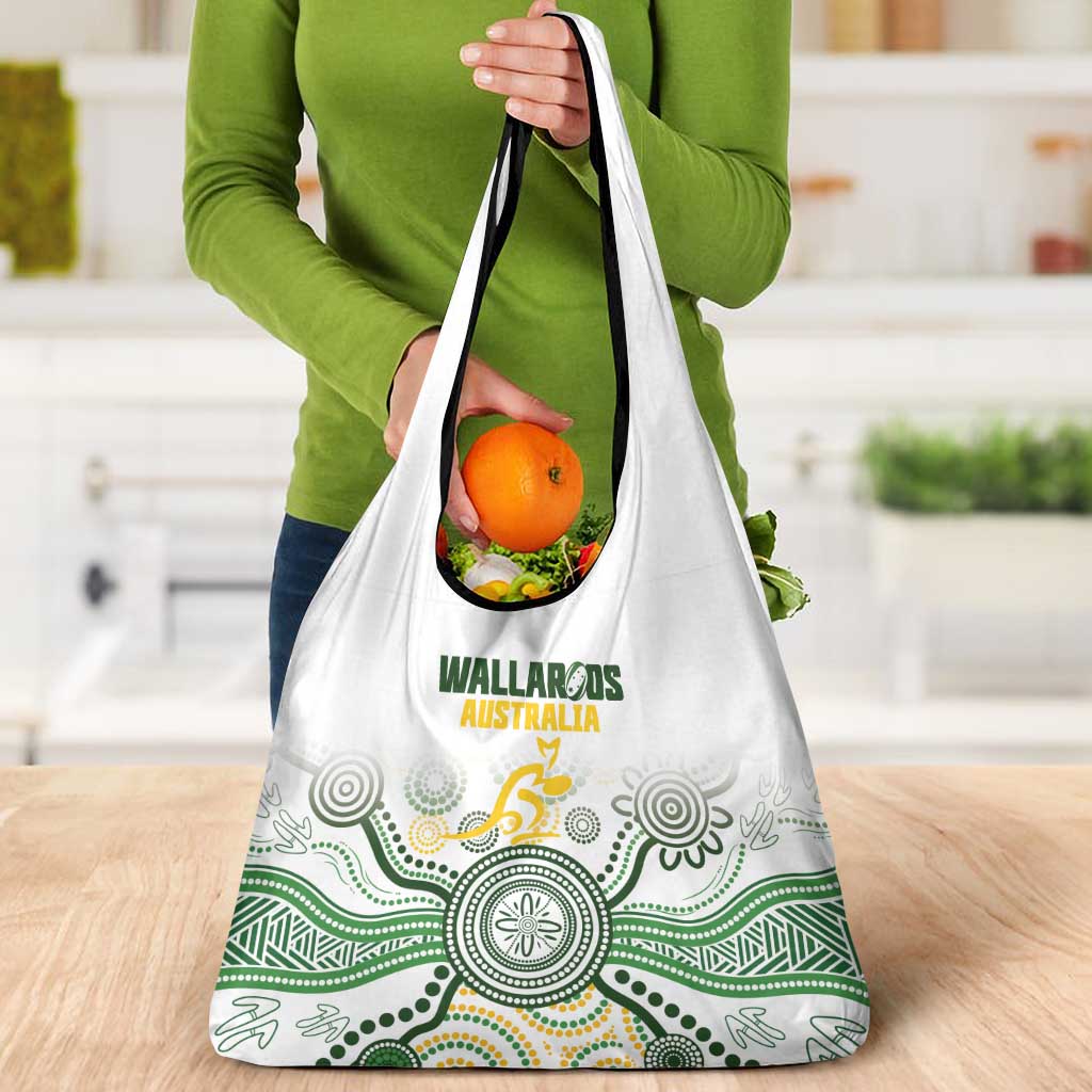 Australia Rugby Grocery Bag 2025 Wallaroos Indigenous Art - Aussie Hoodie
