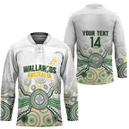 Australia Rugby Custom Hockey Jersey 2025 Wallaroos Indigenous Art - Aussie Hoodie