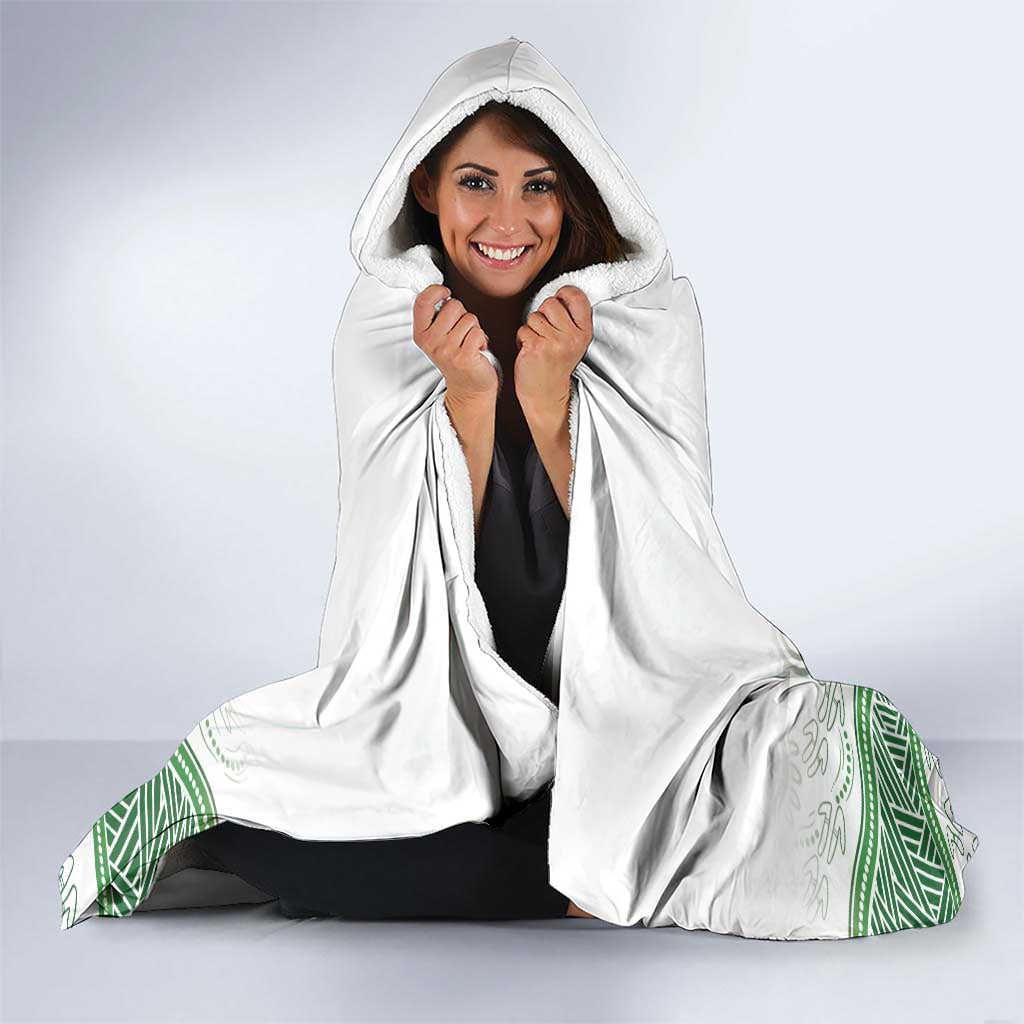 Australia Rugby Hooded Blanket 2025 Wallaroos Indigenous Art - Aussie Hoodie