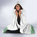 Australia Rugby Hooded Blanket 2025 Wallaroos Indigenous Art - Aussie Hoodie