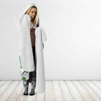 Australia Rugby Hooded Blanket 2025 Wallaroos Indigenous Art - Aussie Hoodie