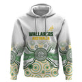 Australia Rugby Custom Hoodie 2025 Wallaroos Indigenous Art - Aussie Hoodie