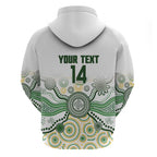 Australia Rugby Custom Hoodie 2025 Wallaroos Indigenous Art - Aussie Hoodie