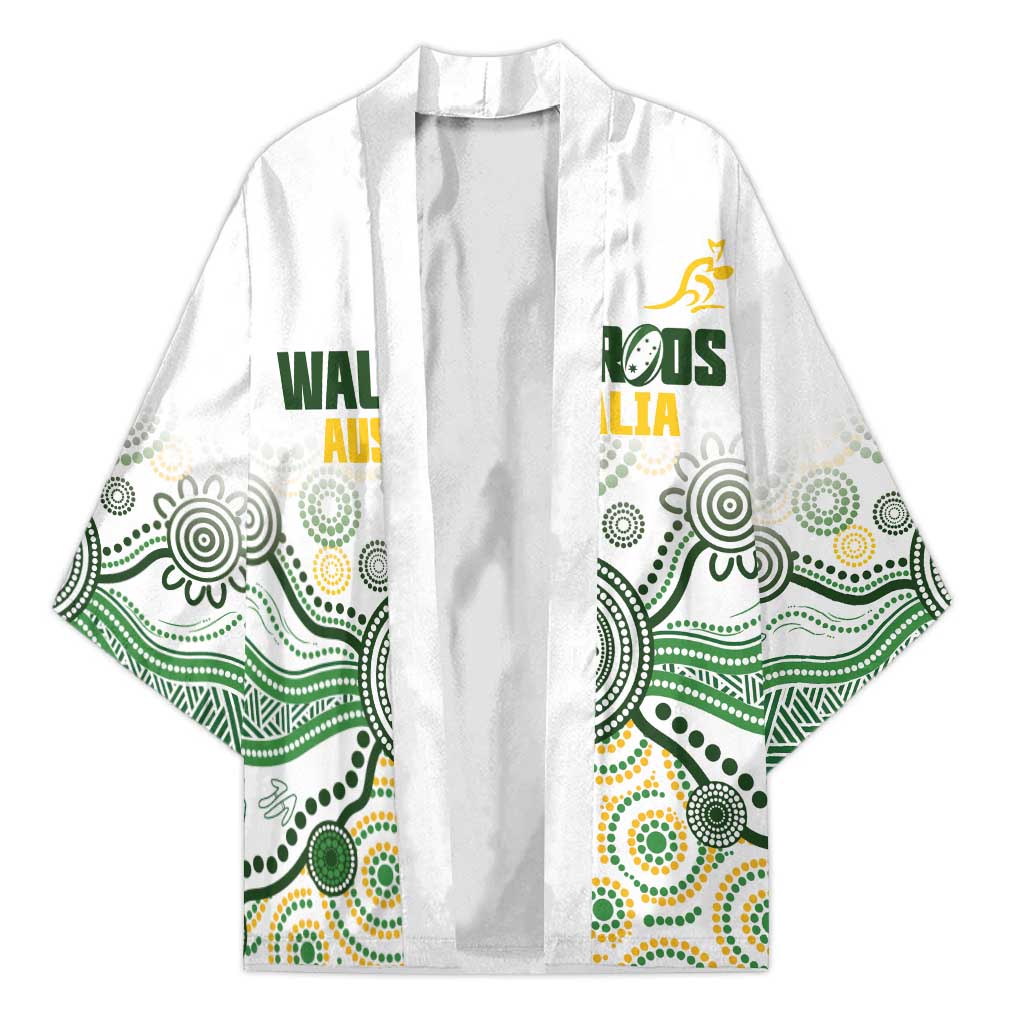Australia Rugby Custom Kimono 2025 Wallaroos Indigenous Art - Aussie Hoodie