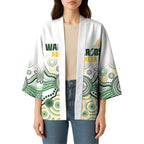 Australia Rugby Custom Kimono 2025 Wallaroos Indigenous Art - Aussie Hoodie