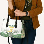 Australia Rugby Leather Bag 2025 Wallaroos Indigenous Art - Aussie Hoodie