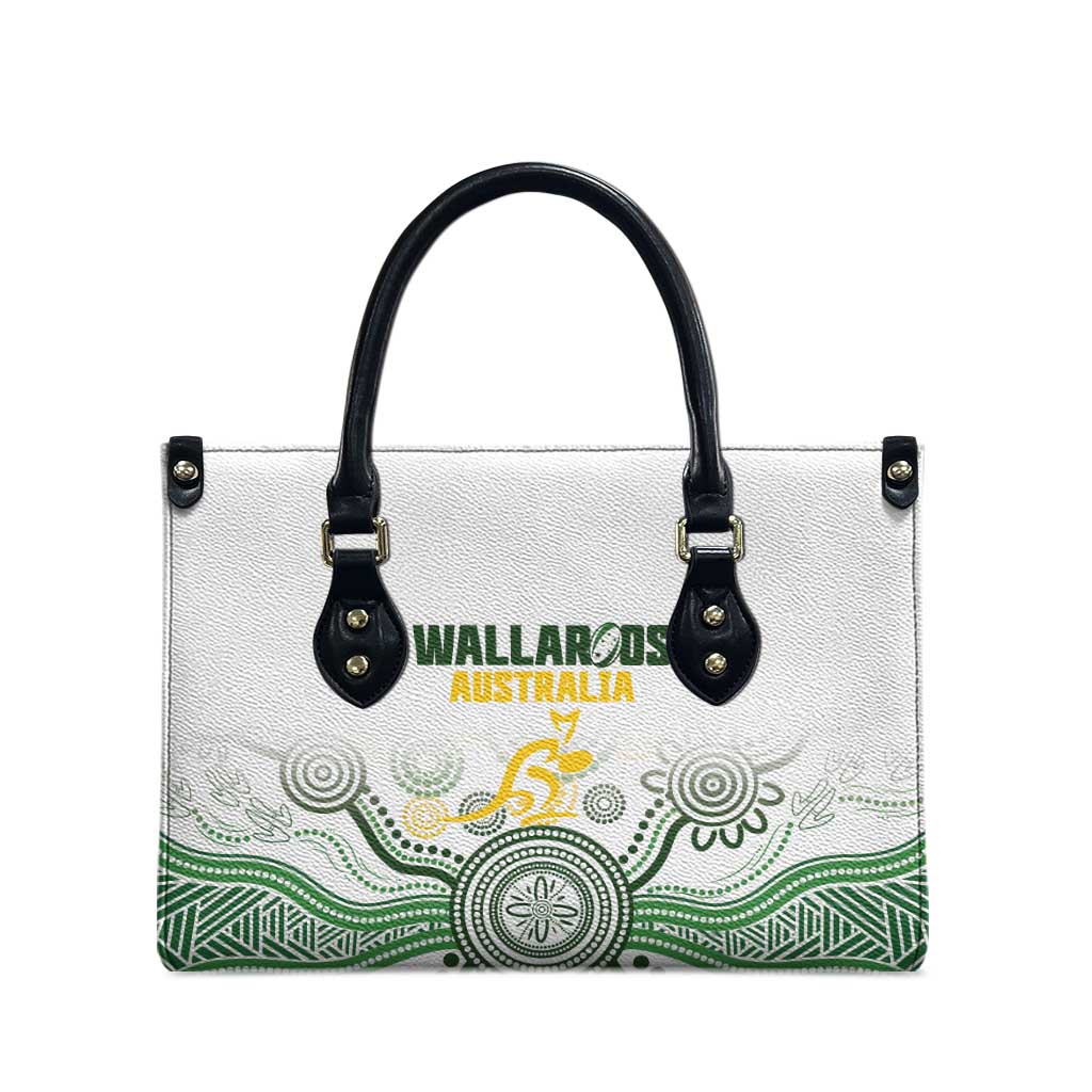 Australia Rugby Leather Bag 2025 Wallaroos Indigenous Art - Aussie Hoodie