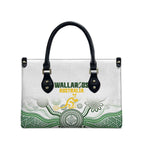 Australia Rugby Leather Bag 2025 Wallaroos Indigenous Art - Aussie Hoodie