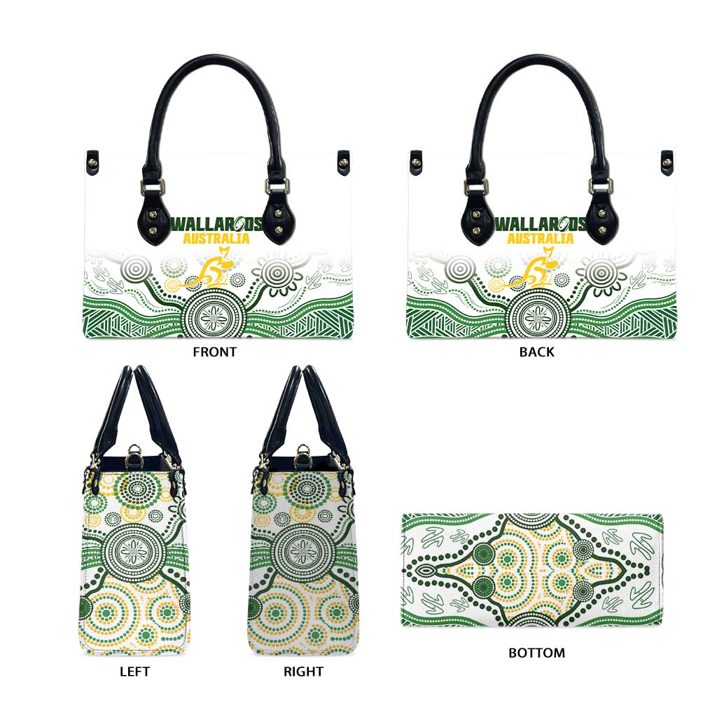 Australia Rugby Leather Bag 2025 Wallaroos Indigenous Art - Aussie Hoodie
