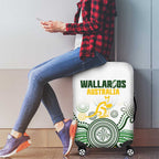 Australia Rugby Luggage Cover 2025 Wallaroos Indigenous Art - Aussie Hoodie