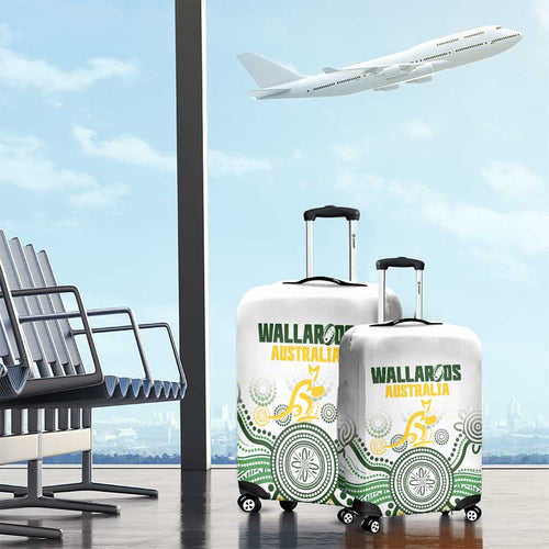 Australia Rugby Luggage Cover 2025 Wallaroos Indigenous Art - Aussie Hoodie