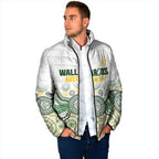 Australia Rugby Custom Padded Jacket 2025 Wallaroos Indigenous Art - Aussie Hoodie