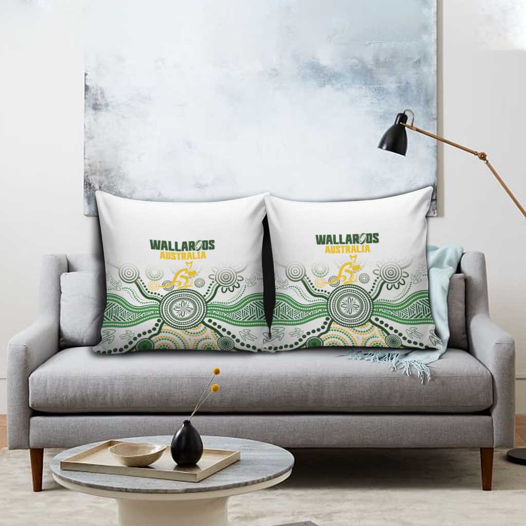 Australia Rugby Pillow Cover 2025 Wallaroos Indigenous Art - Aussie Hoodie