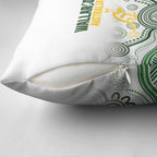 Australia Rugby Pillow Cover 2025 Wallaroos Indigenous Art - Aussie Hoodie
