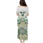 Australia Rugby Custom Puletasi 2025 Wallaroos Indigenous Art - Aussie Hoodie