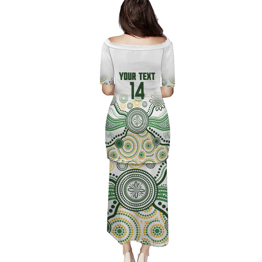 Australia Rugby Custom Puletasi 2025 Wallaroos Indigenous Art - Aussie Hoodie