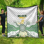 Australia Rugby Quilt 2025 Wallaroos Indigenous Art - Aussie Hoodie