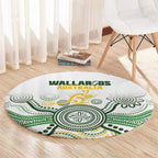 Australia Rugby Round Carpet 2025 Wallaroos Indigenous Art - Aussie Hoodie